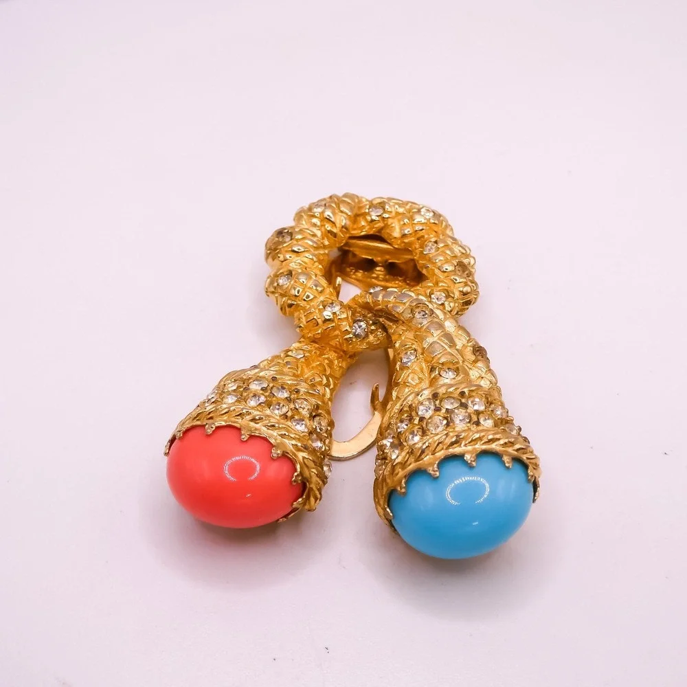 Castlecliff rhinestone turquoise